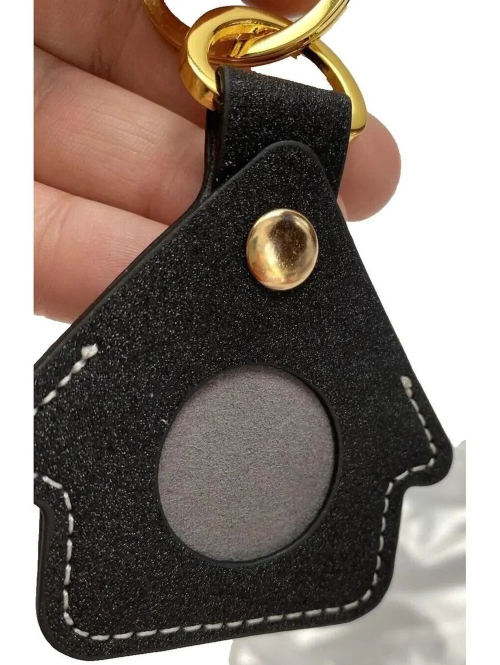 AirTag Keychain Holder with Protective Film Covers New Secure Stylish Accessory